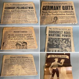 Collection Of Old Newspapers