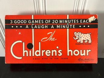 Vintage 1942 Parker Bros. Childrens Hour Board Game