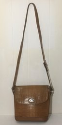 A40. Dooney & Bourke Tan Leather Crossbody Handbag