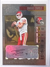 2006 Donruss Playoff Rookie Ticket Brodie Croyle Autographed Rookie Card #158