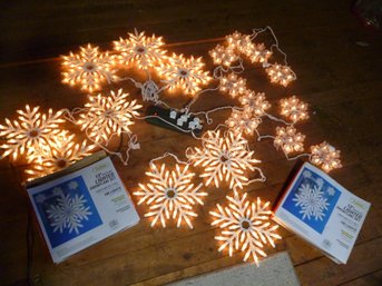 Snowflake Lights Outdoor Decorations