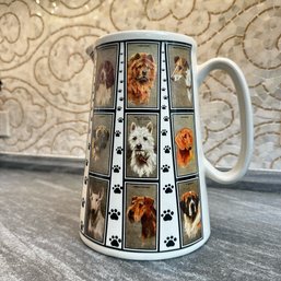 A Domestic Dogs Ceramic Pitcher