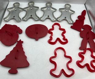 Lot Of 12 Miscellaneous Cookie Cutters