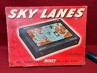 Vintage 1958 Sky Lanes Floating Board Game