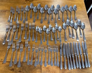 (67) Piece 18.10 Silver Flatware Set