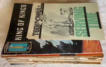 Vintage Lot Of 27 Christian Spire Comic Books - 1970s - Well Read - Assorted Titles & Themes