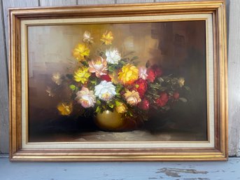 Robert Cox Floral Signed And Framed