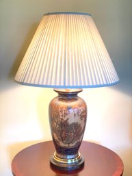 Asian Motif Ceramic Table Lamp
