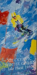 Signed LeRoy Neiman XIII Winter Olympic Games, Lake Placid Poster