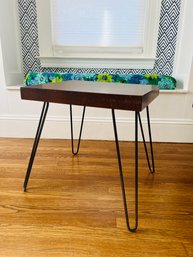 Columbia Records - Mid Century Rectangular Hairpin Side Table
