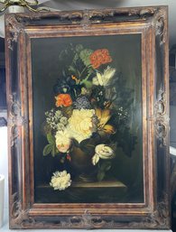 Artist - Rubin Vanberg Original Still Life Floral  Oil On Canvas