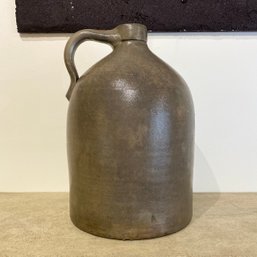 Antique Two Gallon Grey Stoneware Jug