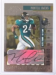 2006 Donruss Playoff Rookie Ticket Montell Owens Autographed Rookie Card #214