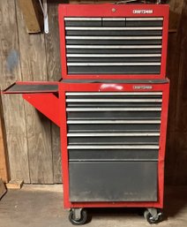 Craftsman Red 13 Drawer Tool Chest, FILLED With Tools.