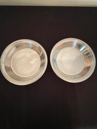 2 Stainless Steel Bowls