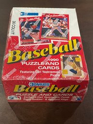 1990 Topps Donruss Baseball Card Wax Box