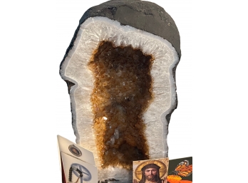 Citrine Geode Cathedral Specimen