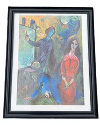 Poster Reproduction Of Marc Chagall's 'Blue Donkey' -