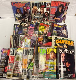 Large Lot Of Various 1990s Guitar Magazines