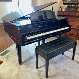 Kimball La Petite Baby Grand Piano With Piano Bench