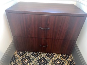 Two Drawer Long Filing Cabinet