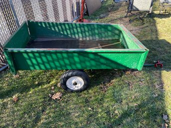 Lawn Tractor Dump Trailer Wagon