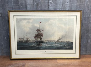 Gorgeous The Port Of Liverpool By G. Chambers Framed Print