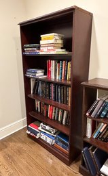 (5) Shelf Tall Wood Bookshelf