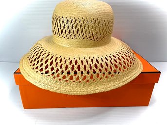 Mesh Weave Straw Hat