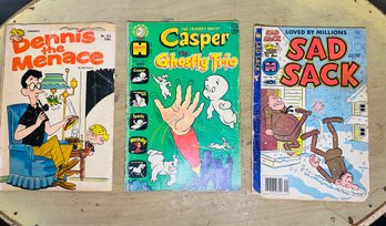 Casper, Dennis The Menace And Sad Sak Comic Books