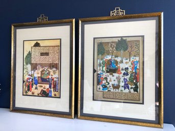 Pair Of Chelsea House Asian Lithographs