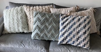 26. Six Heavy Throw Pillows