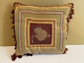 A Silk And Velvet Thow Pillow