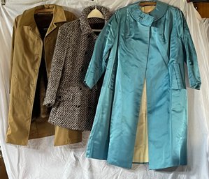 Three Coats, Saks Fifth Avenue Size 6 P , London Fog Size 8 P, Multi Color Size 9-10p