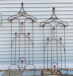 2 Matching Iron Garden Trellises