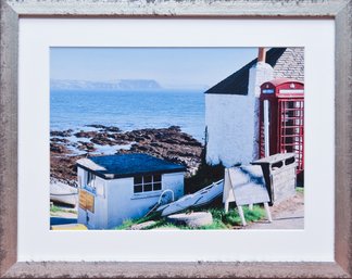 Coastal British Seaside Town Original Chromographic Print