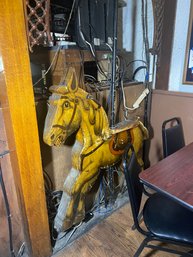 Antique Painted Carousel Horse