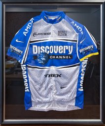 Lance Armstrong Signed Nike Discovery Channel Cycling Jersey