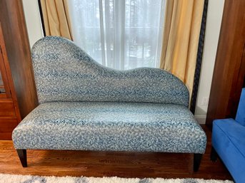 Reptile Skin Textured Dramatic Settee