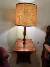 Colonial Style Wood Table/floor Lamp