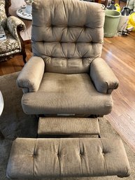 Velour Rocker Recliner