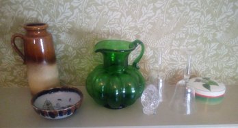 Miscellaneous Lot Of Glass And Porcelain