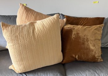 27. Yellow Throw Pillows