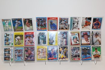 27 Cards With Chipper Rookie - 2 Kirby Puckett Rookies - Griffey Rookie (mid-grade) - Manny Ramirez Rookie