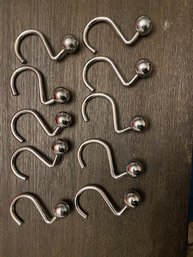 SOLID SHOWER HOOKS (10)