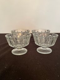 Set Of 4 Footed Bowls