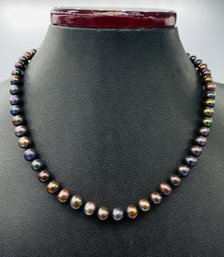 Gorgeous Tahitian Pearl Strand Necklace With 14k Gold Clasp