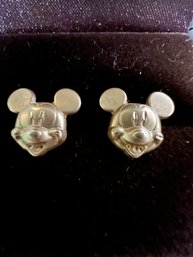 14 Kt Mickey Mouse Earrings, For Youth