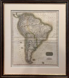 Antique Map Of South America