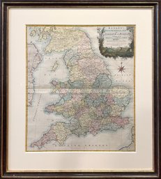 Antique Map Of England And Wales